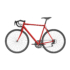 Kép 1/8 - Amsterdam 2020 országúti kerékpár - piros